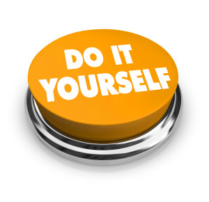 Do it Yourself - Orange Button