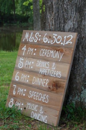 Signs for Weddings