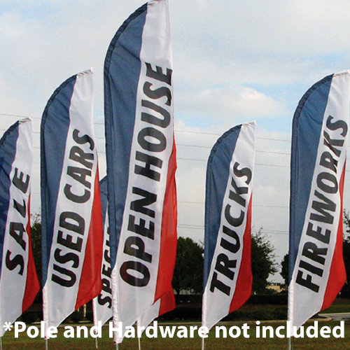 Fireworks Swooper Flutter Feather Advertising Flag Pole Kit Fireworks Sold Here