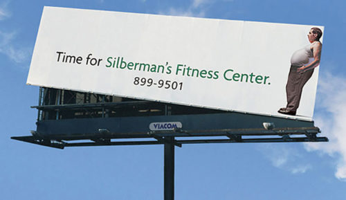 Creative custom banner advertising fitness billboard design