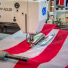 American Flag Stripes in production