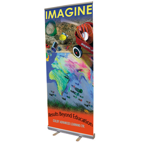 retractable banner stand for trade shows