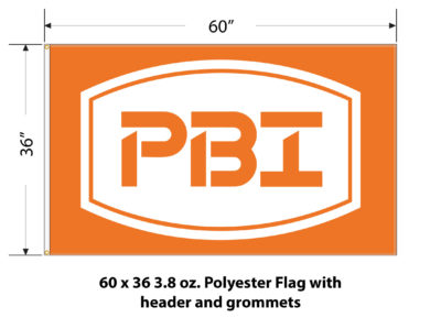 PBI Custom Flag Proof