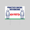 Social Distancing Yard Signs