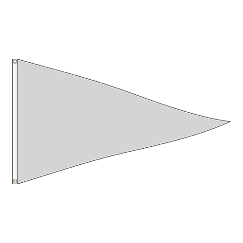 Solid Pennant Flag